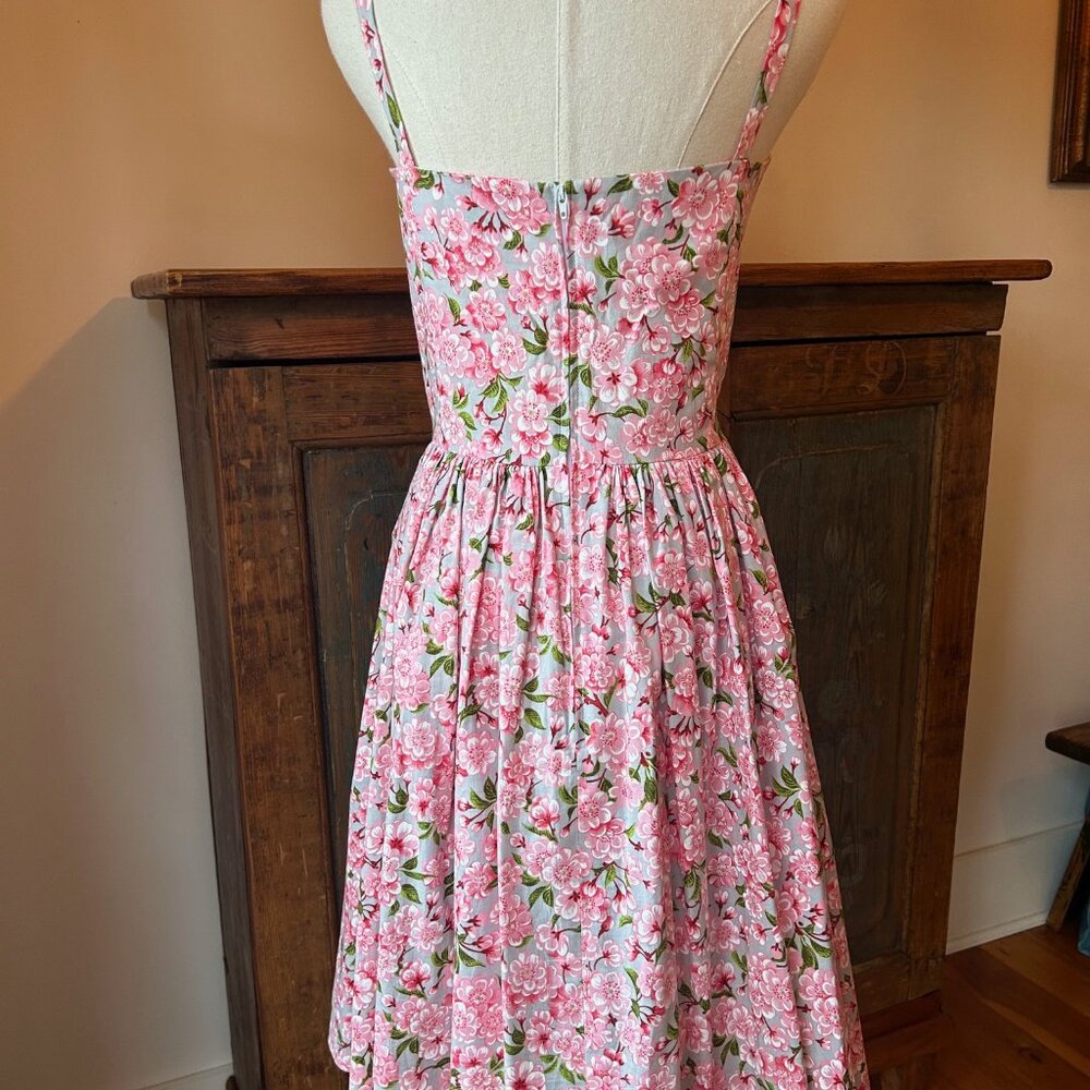 RARE Bernie Dexter Cherry Blossoms Paris Dress - Picture 8 of 10